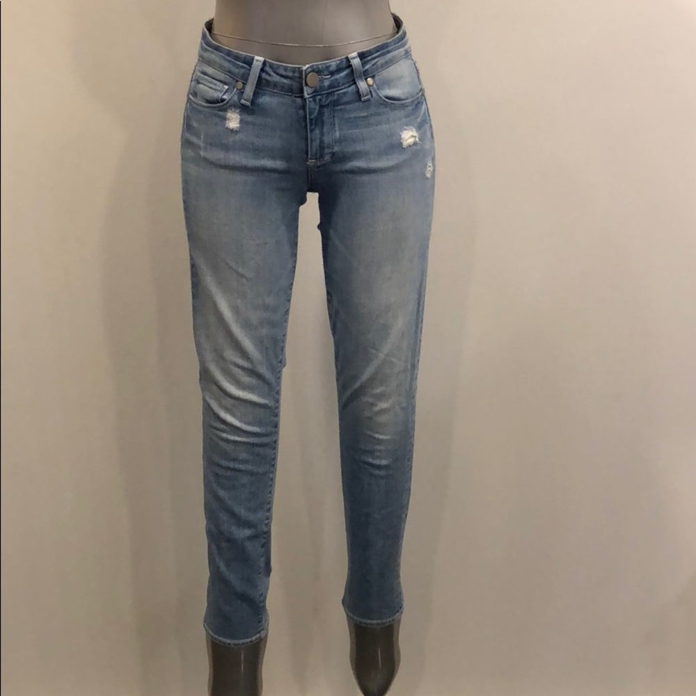 Paige Skyline Ankle Peg Skinny Jeans